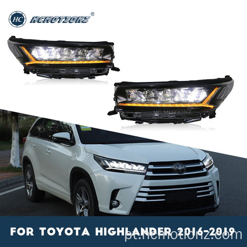 HCMOTIONZ 2016-2019 Toyota Highlander LED FARCTINRS